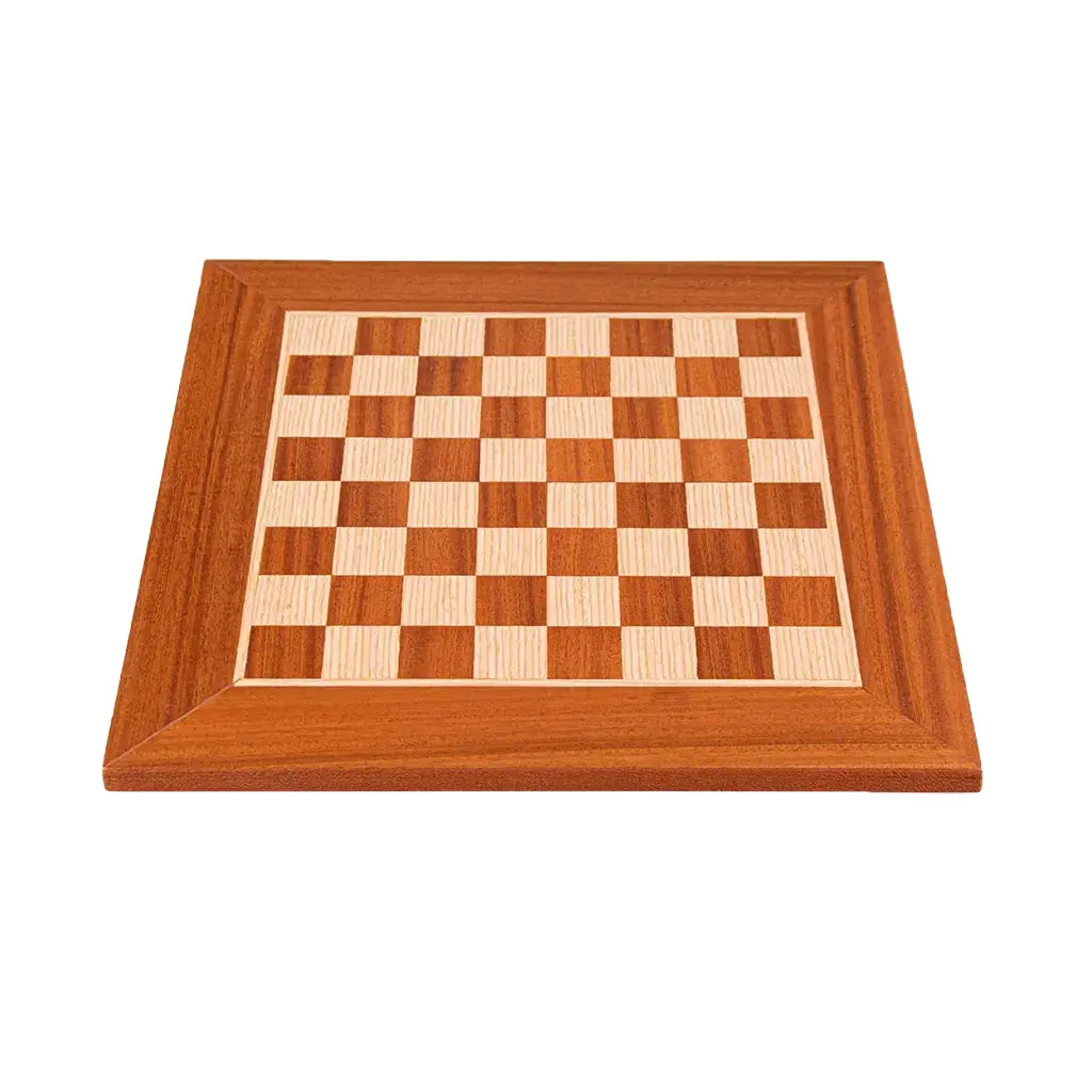Échiquier En Bois Marron - Sans Marque - Jeu De Société Pour 2 Joueurs