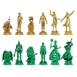 Jeu d'Échecs Wicked - Shiz contre Cité d'Émeraude - Échiquier de collection Échiquier Boutique