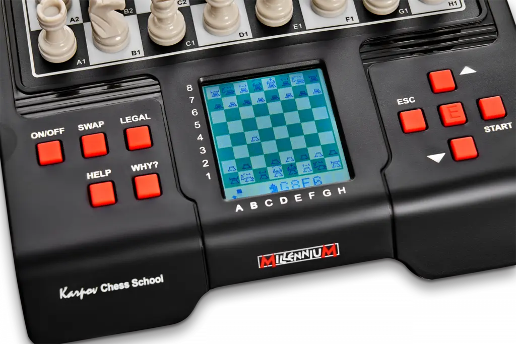 Top 1 Chess Jeu d'échecs électroniques tactiles, jeux de stratégie informatique pour enfants et adultes, jeu d'échecs portable, cadeau d'anniversaire ou de Noël Top 1 Chess Jeu d'échecs électroniques tactiles, jeux de stratégie informatique pour enfants et adultes, jeu d'échecs portable, cadeau d'anniversaire ou de Noël