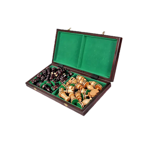 Jeu d'Échecs en Bois avec Tiroir de rangement