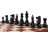 Jeu d'Échecs Français pièces noires ébonisées