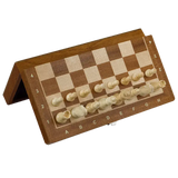 Jeu d'Échecs Magnétique Pliable en Bois