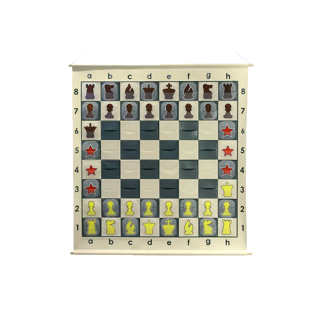 Zerodis Jouet de planche d'échecs Trictrac de Dames d'Échecs en Bois 3