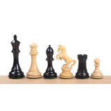 Pièces d'Échecs en Bois Sculptées en ébènes et buis