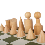 Pièces d'échecs design blanche