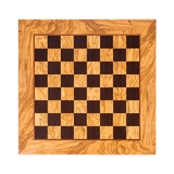 Plateau d'échecs en olivier