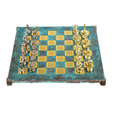 Jeu d'Échecs Dieux Grecs turquoise