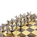 Jeu d'Échecs Dieux Grecs bronze