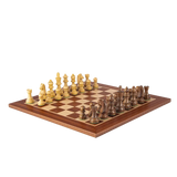 Jeu d'Échecs en Bois 50x50 et Pièces d'échecs Staunton