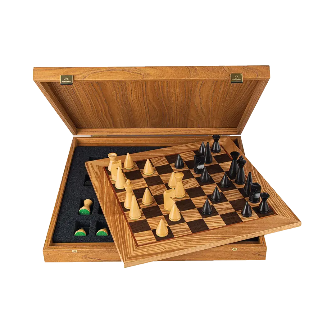 Jeu d'Echec Napoléon et Echiquier en Bois avec Tiroir de Rangement Jeu d'Echec Napoléon et Echiquier en Bois avec Tiroir de Rangement