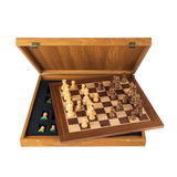 Jeu d'Échecs en Noyer
