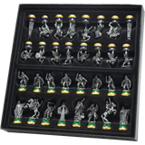 Pièces d'échecs en étain le seigneur des anneaux