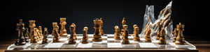 Du bois au verre : Guide des matériaux pour votre jeu d'échecs
