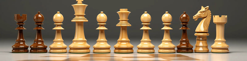 Pièces d'échecs style Staunton
