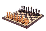 Jeu d'Échecs Vieux Polonais 58 cm Incrusté de Laiton – vue 5