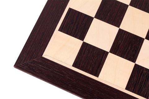 Plateau d'échecs en bois de wengé
