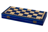 Jeu d'Échecs As 42 cm en Bois de Charme – Bleu – vue 5