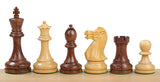Pièces d'échecs Executive en bois acacia et buis