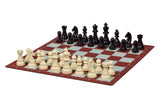 Pièces d'échecs de tournoi en plastique