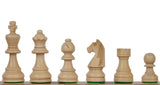 Jeu de 32 pièces d'échecs Staunton en bois, roi de 9 cm