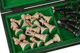 Jeu d'Échecs As 42 cm en Bois de Charme – Vert – vue 2