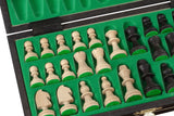Jeu d'Échecs Magnétique en Bois 27 cm Bleu ou Noir – Noir – vue 3