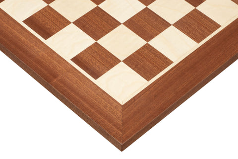 Damier 100 cases en marqueterie d'acajou