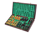 Jeu d'Échecs Vieux Polonais 58 cm Incrusté de Laiton – vue 7