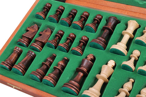 Jeu d'Échecs de Tournoi Taille 5 en Marqueterie 48 cm – vue 2