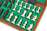 Jeu d'Échecs Olympique 35 cm en Marqueterie – vue 2
