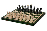 Jeu d'Échecs As 42 cm en Bois de Charme – Vert
