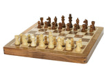 Jeu d'Échecs Magnétique 30 cm en Marqueterie – vue 3