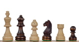 Pièces d'échecs Staunton taille 5 en bois avec cavalier sculpté