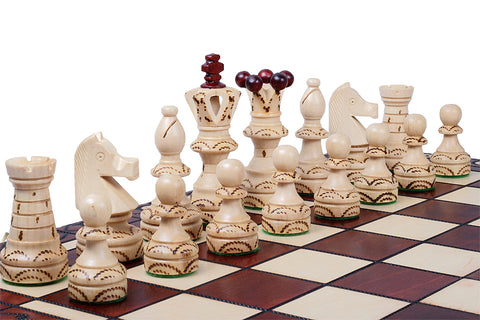 Jeu d'Échecs Ambassadeur Marron 55 cm