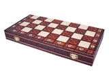 Pièces d'échecs en bois du jeu Junior