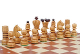 Jeu d'Échecs Perle 42 cm en Marqueterie