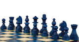 Jeu d'Échecs Magnétique en Bois 27 cm Bleu ou Noir – Bleu – vue 5