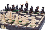 Jeu d'Échecs Royal Moyen 35 cm en Bois – Marron – vue 2