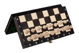 Jeu d'Échecs Magnétique en Bois 27 cm Bleu ou Noir – Noir