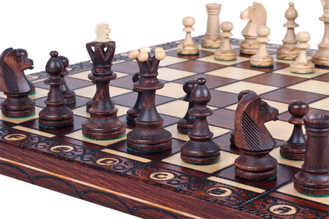 Jeu d'Échecs Sénateur 40 cm Pièces Lestées – vue 3