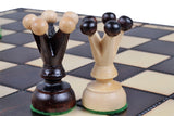 Jeu d'Échecs Royal Moyen 35 cm en Bois – Marron