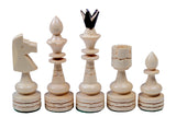 Jeu d'échecs indien 50 cm en marqueterie