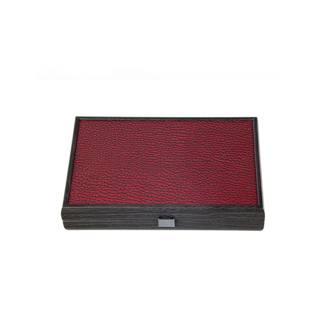 Jeu de backgammon de voyage ouvert