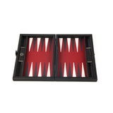 Plateau de backgammon gris foncé et blanc