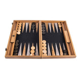 Backgammon en liège noir