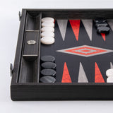 Backgammon design noir fait main