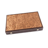 Backgammon de luxe en noyer fait main
