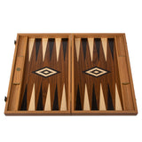 Jeu de backgammon en noyer fait main