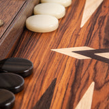 Grand backgammon en palissandre fait main