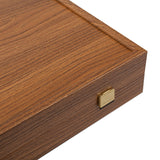 Coffret de backgammon avec range-pions